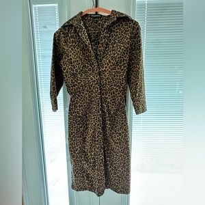 Express leopard dress